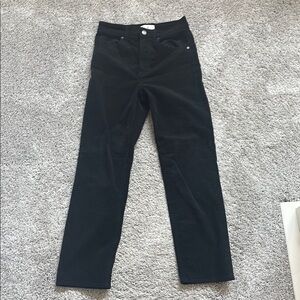 H&M Women’s, Black Straight corduroys